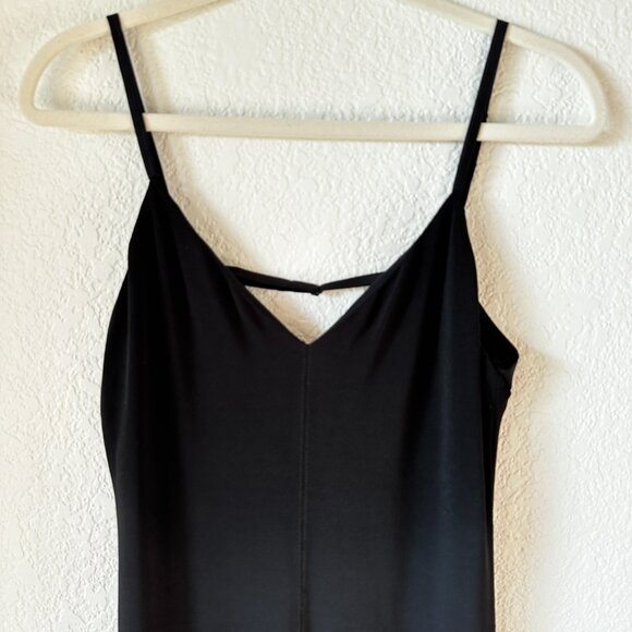 Alice + Olivia Classy Black Mesh Open Back Midi Dress – Size 8 (Fits M–L) - Picture 5 of 9